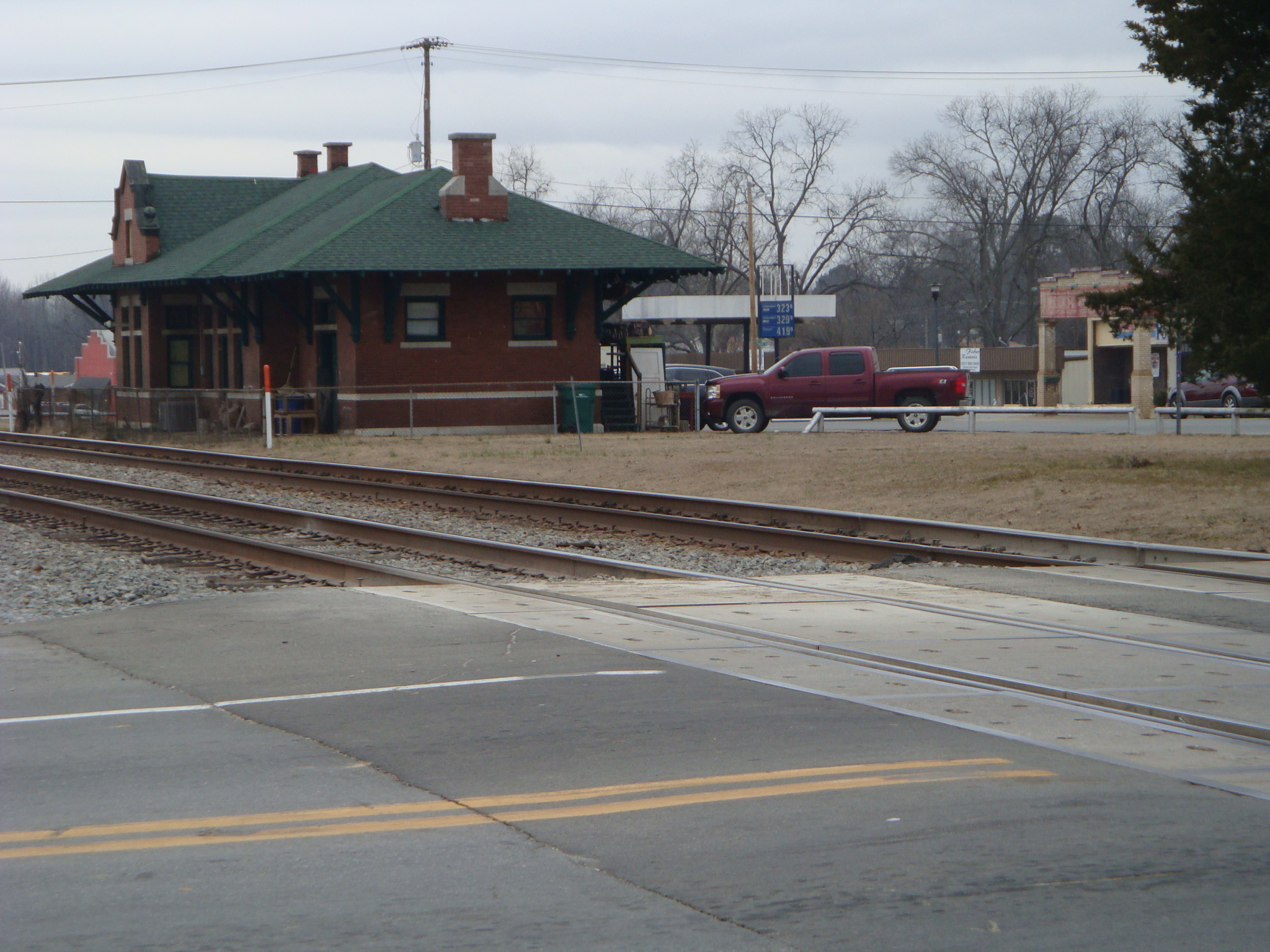 Beebe AR Train Station 1920's. Great historic photo.